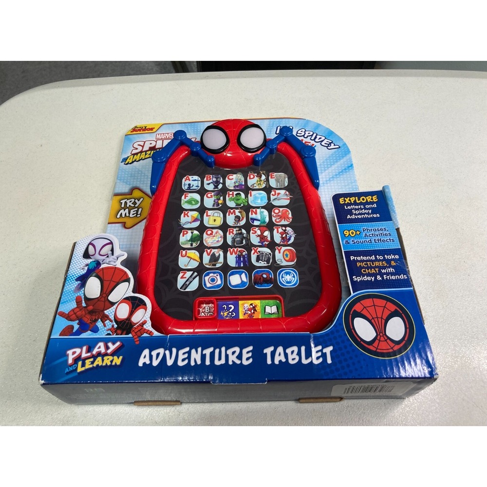 Disney Junior Marvel Spidey and His Amazing Friends Kids Adventure Tablet 3+